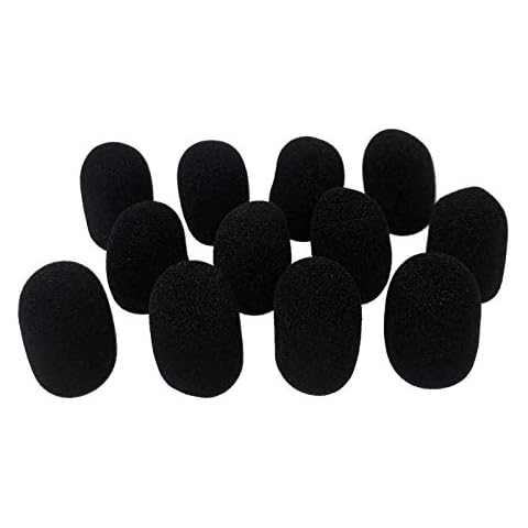 Tetra-Teknica XFFZDP-BLK Lapel & Headset Microphone Windscreen, Color Black, One Dozen Pack Cover