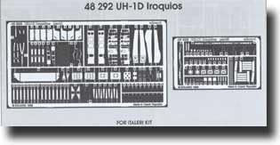 Eduard Sprue Brothers 1:48 PE - UH-1D Huey Detail Set (ITA kit), EDU48292