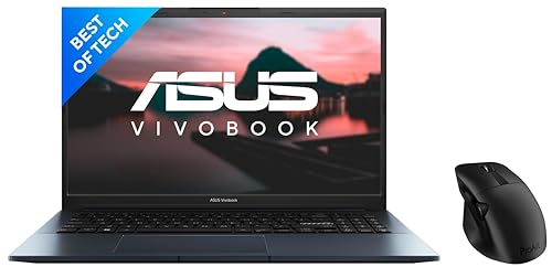 Image of ASUS Vivobook Pro 15, AMD Ryzen 7 5800H, 15.6 inch (39.62 cm) FHD, Thin and Light Laptop (16 GB RAM /1TB SSD /4GB RTX 3050) M6500QC-HN751WS ProArt MD300 Mouse