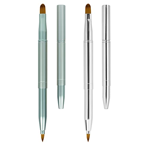 Unaone 2-Pack Retractable Dual-Ended Lip Brushes