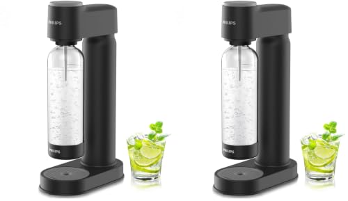 Image of Philips Sparkling Water Maker & Soda Streaming Machine, ADD4901BKOQ /37 (Pack of 2)