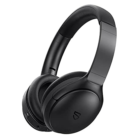 SoundPEATS A6 Hybrid Bluetooth Kopfhörer mit Aktiver Geräuschunterdrückung Neue Over-Ear-Kopfhörer, 40 Stunden Spielzeit, USB-C, faltbares Design mit ergonomischem Kopfbügel Cover