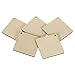 Produktbild Holz Quadrate mit gerundeten Ecken + Loch Ecke - 1-60cm Streudeko Basteln Deko, Pack mit:100 Stück, Höhe x Breite:18x18cm