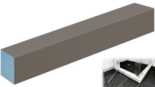 Shower Curb Kit,Waterproof Prefabricated Shower Pan Curb,Trimmable Ready to Tile