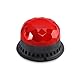 Y DIANS S LED Beacon Light 120dB 9 Tones 2 Flashing Modes Red Strobe Lights with Magnet Base for Vehicles, Truck, Forklift, Workshop Emergency SLA-090-II DC12V