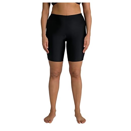Ulla Popken Schwimmradler, Große Größen Bañador, Negro (Schwarz 10), 52 (Talla del Fabricante: 50) para Mujer