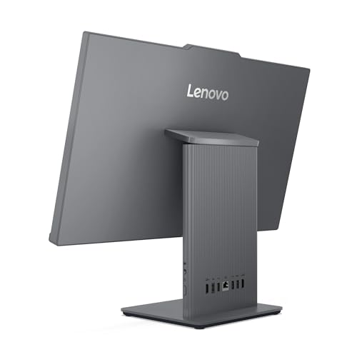 Lenovo IdeaCentre AIO 3 Desktop PC 23.8" FHD (AMD Ryzen 5 7535HS Processor, 16 GB RAM, 512 GB SSD, Wi-Fi 6, Windows 11 Home) All-in-One Computer, Wireless Keyboard/Mouse (Luna Grey) - Image 4