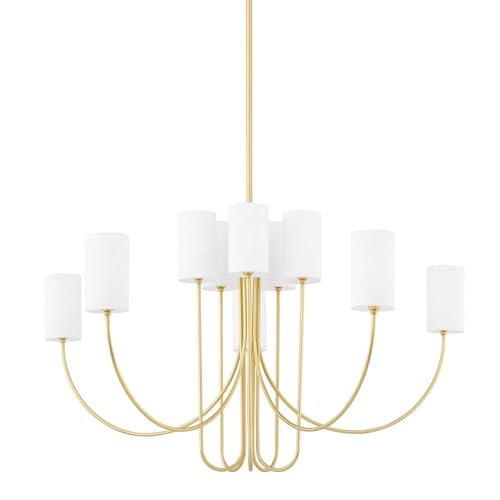 Hudson Valley Lighting 6848-AGB Harlem - 10 Light Chandelier, Aged