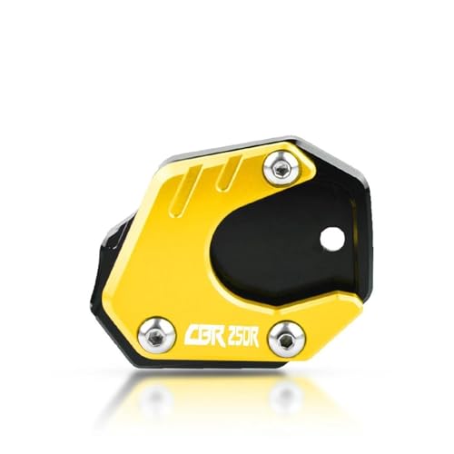 Almohadillas Pies Soporte para HO&NDA CBR250R CBR 250R CBR 250 R 2011-2015 Soporte De Moto Almohadilla De Soporte Placa De Soporte Lateral De Carcasa(Gold2)