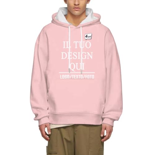 Felpa con Cappuccio Personalizzata Unisex – Personalizzate La Tua Felpe