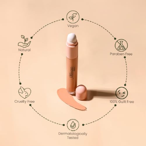 Image of Milagro Beauty Premium Wizard Concealer (6 ml) | Full Coverage, Matte & Poreless, Easily Blendable | Longlasting Creaseless Formula Covers Dark Spots | Highlighting & Contouring | All Skin Type (Fair)