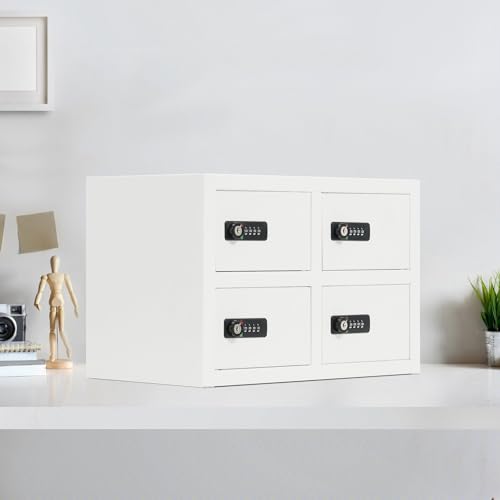 貴重品ロッカー小型鍵付きダイヤル錠 4人用 ロッカー金庫セキュリティキャビネット Amazon.co.jp: 貴重品ロッカー 小型 鍵付きダイヤル錠 4人用 ロッカー