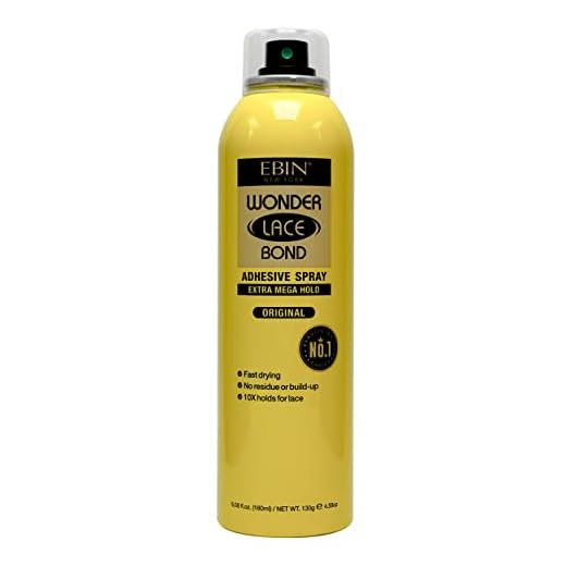 EBIN NEW YORK Wonder Lace Bond - Spray adhesivo (Exta Mega Hold, 6.7 onzas/180 ml)