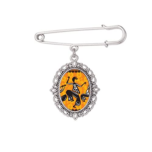 Broche mexicaine totem pour sublimer une robe lors de vos soirées d'été