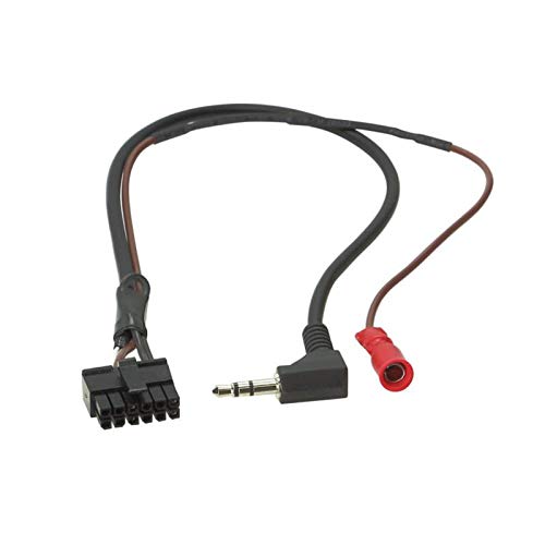 Einbauset: 1-DIN Radio Blende Radioblende Halterung Abdeckung Konsole schwarz + JVC Lenkradinterface Lenkrad Adapter LFB für Mitsubishi Colt (Z30) 06/2004-10/2008