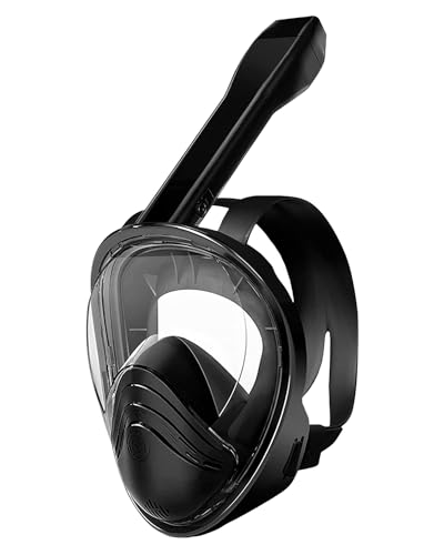 Zumhigh Full Face Snorkel Mask,180Â°Panoramic View,Anti-le