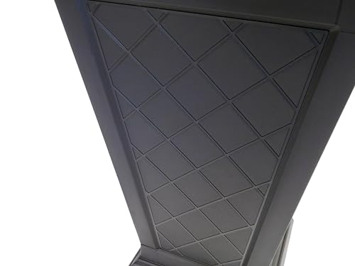 Image of FCMP Outdoor - Modemmo Argyle Self-Watering Planter (2 Pack), Black