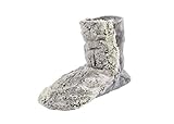 Sonoma Lavender Eucalyptus Luxury Booties, Removable Washable Covers, Aromatherapy Foot Warmer (Eucalyptus, Silver Fox).