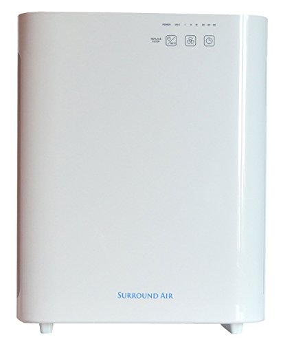 Surround Air Multi-Tech 8400, 5-in-1 Ionic Air Purifier with True HEPA, Germ-Killing UV Light and Carbon Filter