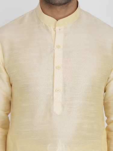 Image of Royal Kurta Men's Silk Blend Kurta & Churidaar Pyjama Set