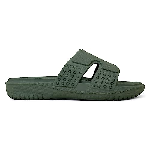 Image of Hygear Men's Garcia EVA Slides | Ultra Soft Cushion | Lightweight | Waterproof | Stylish |Anti-Skid | Comfortable Everyday Slides for Men