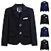Boys Blazers School Uniform Sports Coat Formal Suit Jacket Long Sleeve Loose Outerwear for Kids 2-16 Years