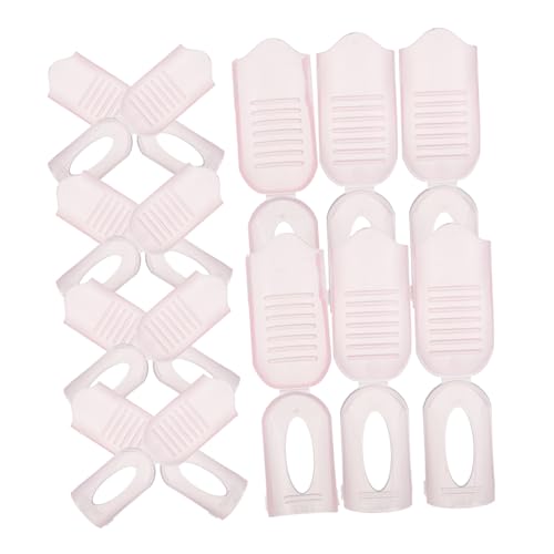 Beatifufu 20Pcs Adjustable Nail Polish Remover Clips UV Gel Soak Off Tools for Gel Polish Nails Nail Wraps Safe Sturdy Comfortable Design for Home Salon Use