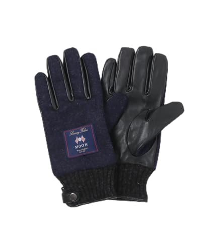 [アーバンリサーチ ドアーズ] 手袋 MOONツイードレザーグローブ メンズ DRA7-1KN701 NAVY -