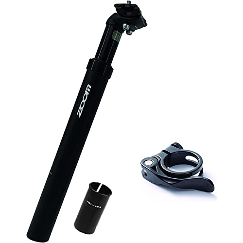 RST0308/RUJOI Bike Seat Posts,Bike Adjustable Suspension Seatpost , Alumium Seatpost for MTB Road Bike,Quick Release seatpost clamp Included