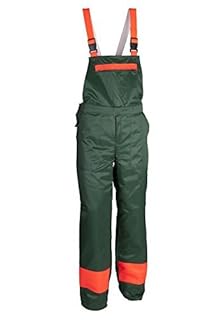 Salopette professionale con protezione da taglio KWF per motosega, pantaloni anti-taglio forestali