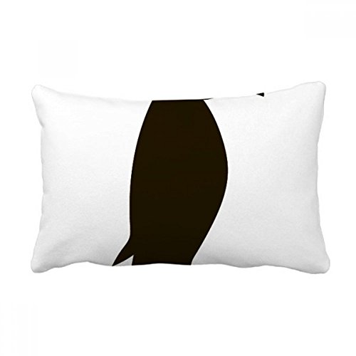 Coussin pingouin noir oreiller décoratif multicolore housse de lit 40x60 - 2