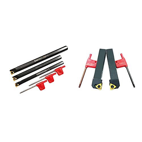 Set de 6 Portaherramientas Carburo y 5 Insertos Indexables miniatura 1