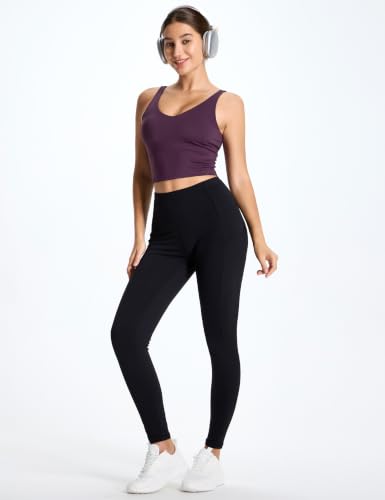 Image of THE GYM PEOPLE Womens' Sports Bra Longline Wirefree Padded with Medium Support