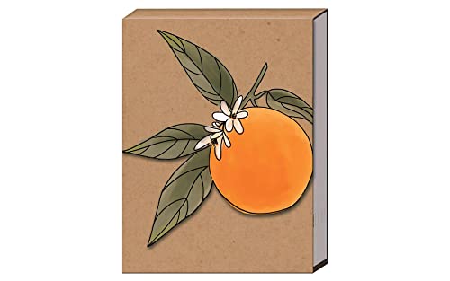 Image of Kelly Green Orchard Orange Notepad (47001)