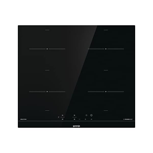 Gorenje IT 64 ACS Induktions-Kochfeld / 60 cm / TouchControl / PowerBoost / Timer / ChildLock / Restwärmeanzeige / Schwarz