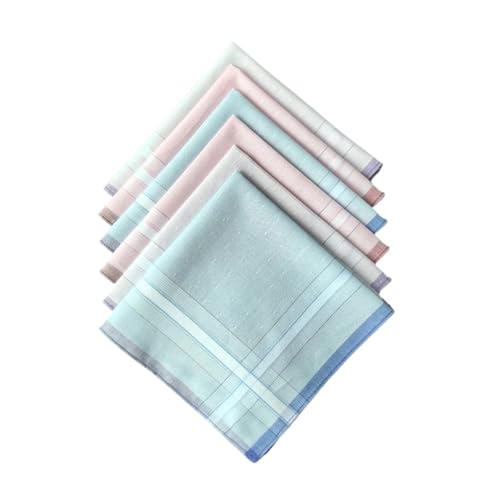 Mouchoirs en coton jacquard pour hommes de 29 cm : coffret cadeau de 12 pièces