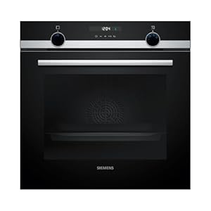 Siemens HB517GBS3, iQ500, Einbau-Backofen 60 x 60 cm, Hydrolytische Reinigungshilfe, lightControl für intuitive Bedienung, 3D Heißluft, cookControl10 Automatikprogramme, Schnellaufheizung, softMove