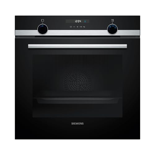 Siemens HB517GBS3, iQ500, Einbau-Backofen 60 x 60 cm, Hydrolytische Reinigungshilfe, lightControl für intuitive Bedienung, 3D Heißluft, cookControl10 Automatikprogramme, Schnellaufheizung, softMove