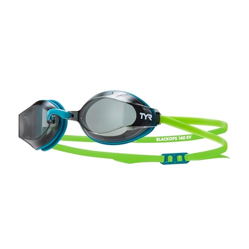 Image of TYR Adult Black Ops 140 EV Goggles - Racing Performance Swim Goggles | Low Profile Drag Reduction | 140-Degree Peripheral View | Durafit Silicone Gaskets | 4 Removable Nosebridges