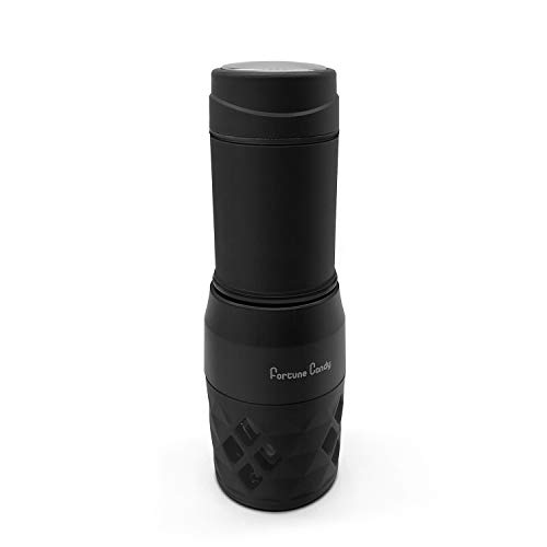 Fortune Candy Portable Coffee Maker, Manual Espresso Machine, for Capsule & Ground Coffee