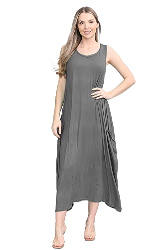Camiseta estampada de tulipán negro italiano con manga corta y base gris oscuro en talla 44-46