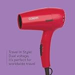 Sèche-cheveux compact Conair 908NC 1600 Watts avec poignée pliable, sèche-cheveux, double tension : Amazon.ca : Beauté et soins personnels