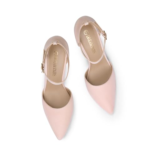 Image of DREAM PAIRS Women's High Stiletto Dress Heels Pumps | Closed Toe Pointed Toe Ankle Strap Dress Comfortable Pumps Shoes for Wedding Party Birthday Dancing