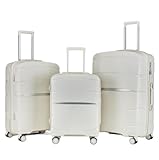 bagagli valigia unisex adulto set di valigie da 3 pezzi, set di valigie rigide con ruote girevoli, valigie da viaggio leggere valigia trolley (color : b, size : 20+24+28inch)