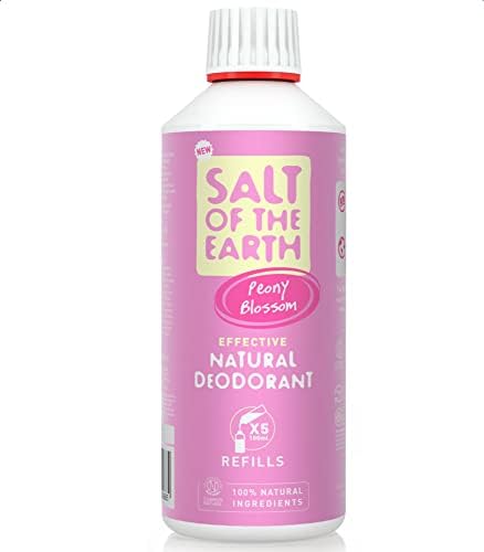 Salt Of the Earth Natural Deodorant Spray Refill, Lavender & Vanilla - Vegan, Long Lasting Protection, Leaping Bunny Approved, Made in the UK - 500 ml