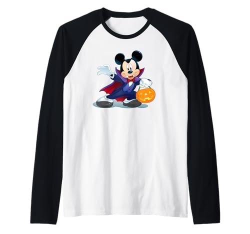 Mickey Vampire costume t-shirt raglan pour un déguisement d'Halloween confortable