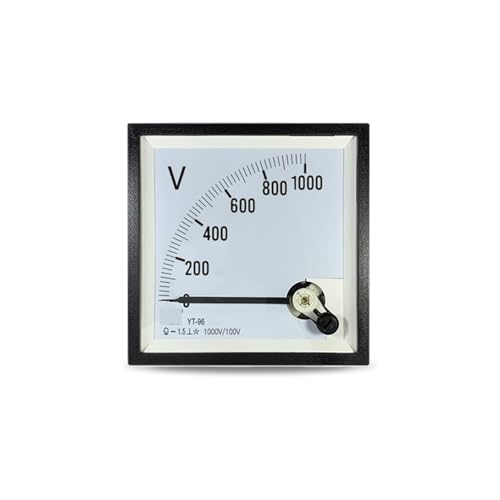 Voltmètre pointeur DH96 haute tension 1000V alternative 1000 Hz