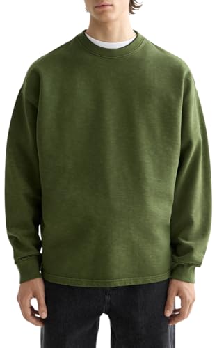 Scotch & Soda Men's Core-3 Crosses Sweatshirt, Khaki, S – Ansicht 2