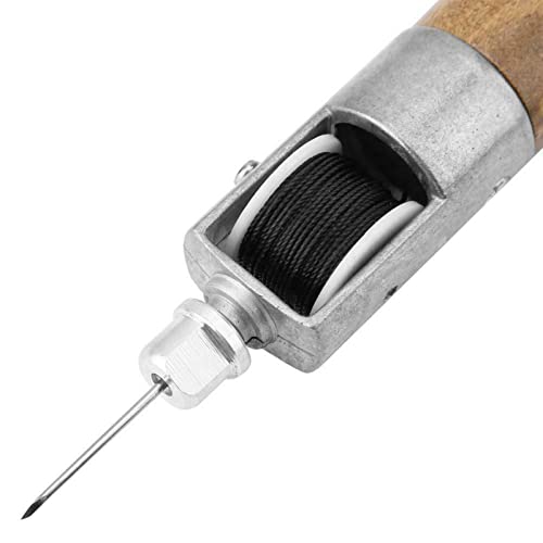 Pruie Kit de ferramentas para artesanato de costura de couro trava automática costura chave inglesa
