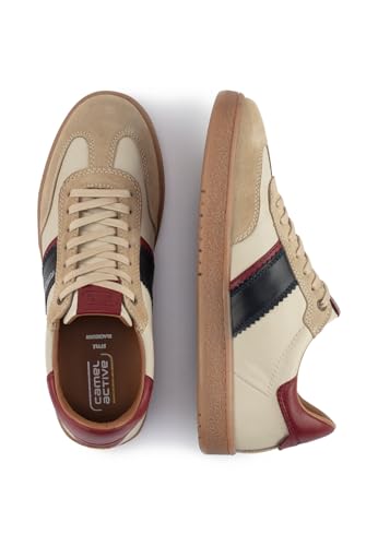 Baskets pour homme camel active : chaussures décontractées à détails contrastés chic